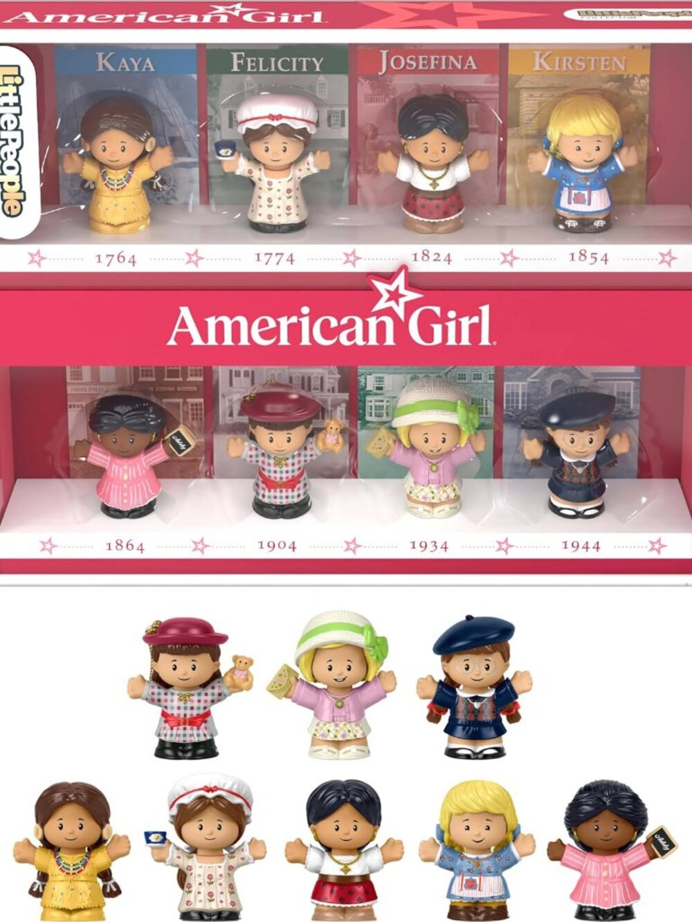 Fisher Price Little People Collector American Girl Figures NEW